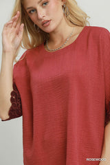 "Roslyn" Lace Blouse - The Katie Grace Boutique