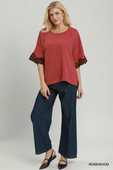 "Roslyn" Lace Blouse - The Katie Grace Boutique