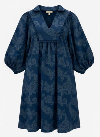 "Anita"  Jacquard Dress - The Katie Grace Boutique