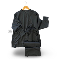 "Aimee" Textured Separates, Black - The Katie Grace Boutique