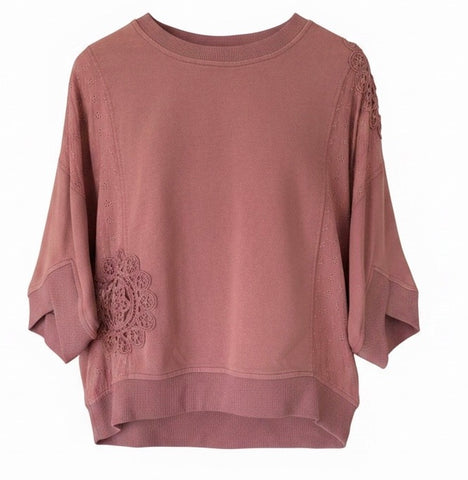 "Simone" Mineral Washed Top - The Katie Grace Boutique