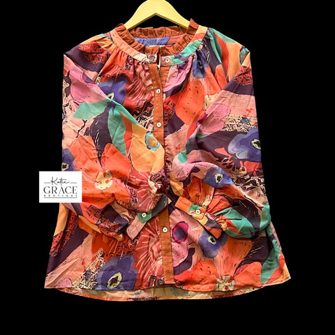 "Charlotte" Blouse - The Katie Grace Boutique