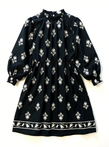 "Nova" Embroidered Dress, Plus - The Katie Grace Boutique