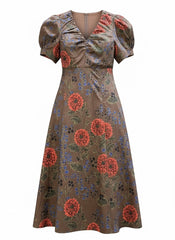 "Camille" Midi Dress - The Katie Grace Boutique