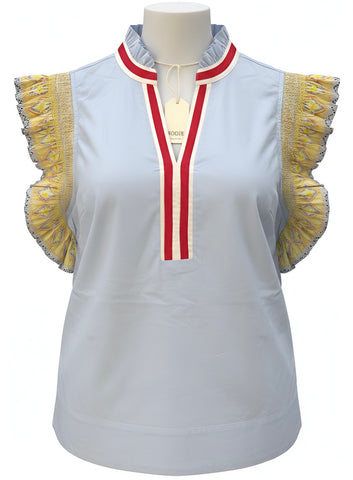 "Benita" Smocked Blouse - The Katie Grace Boutique