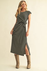 "Astrid" Striped Dress - The Katie Grace Boutique