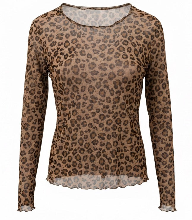 "Lissy" Sheer Blouse - The Katie Grace Boutique