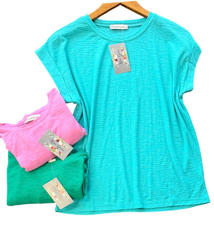 "Nellie" Cap Sleeve Top, 3 colors - The Katie Grace Boutique