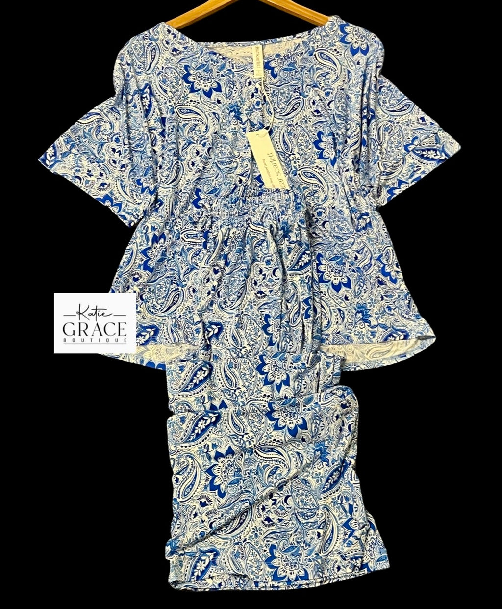 "Tricia" Paisley Matching Separates - The Katie Grace Boutique