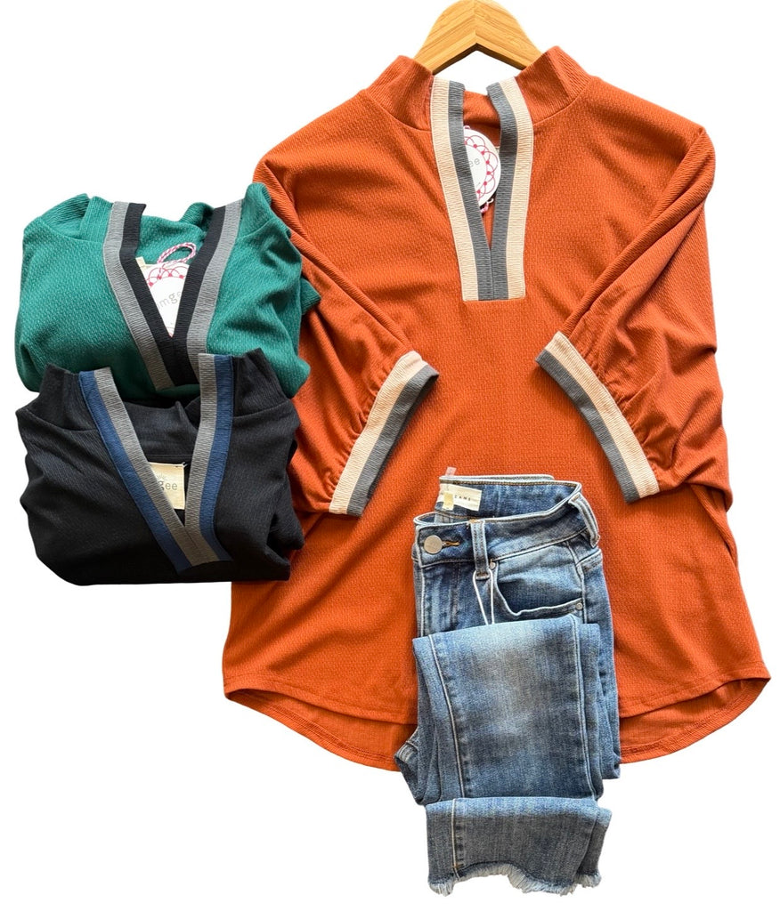 "Aubrey" Boxy Texture, 3 colors
