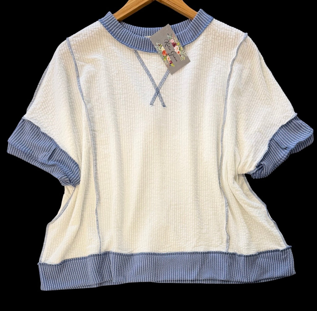 "Demi" Loose Top - The Katie Grace Boutique
