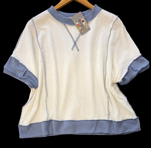"Demi" Loose Top - The Katie Grace Boutique