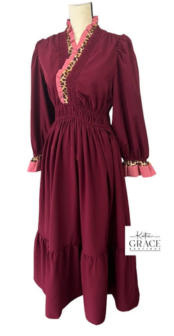 "Amelia" Midi Dress - The Katie Grace Boutique