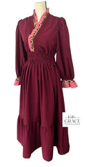"Amelia" Midi Dress - The Katie Grace Boutique