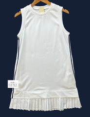 "Alivia" Pleated Hem Dress - The Katie Grace Boutique