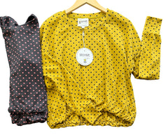 "Melita"  Bubble Hem, 2 Colors - The Katie Grace Boutique