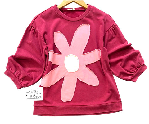 "Cherie" Floral Top - The Katie Grace Boutique