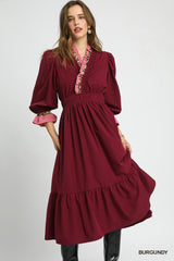 "Amelia" Midi Dress - The Katie Grace Boutique