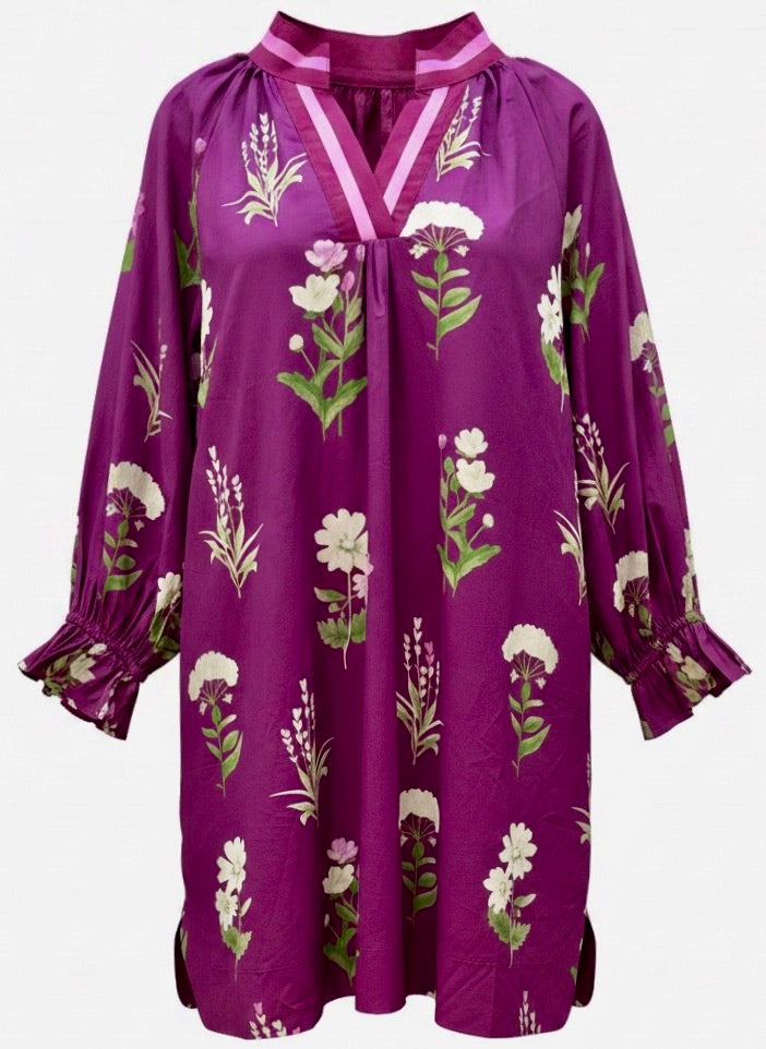 "Plumria" Floral Dress - The Katie Grace Boutique