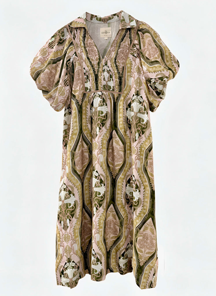 "Annise" Midi Dress - The Katie Grace Boutique