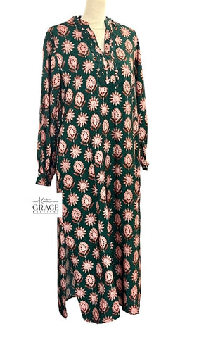 "Everly" Midi Dress - The Katie Grace Boutique