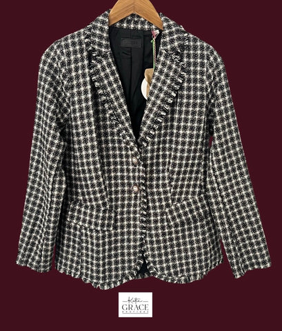"Kelly" Tweed Blazer - The Katie Grace Boutique