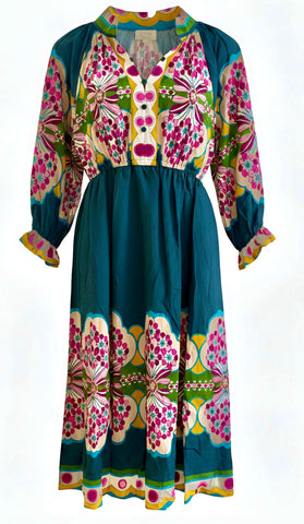 "Vera" Midi Dress - The Katie Grace Boutique