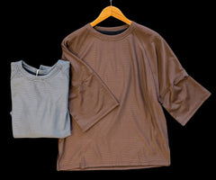"Allie" Striped Top, 2 colors - The Katie Grace Boutique