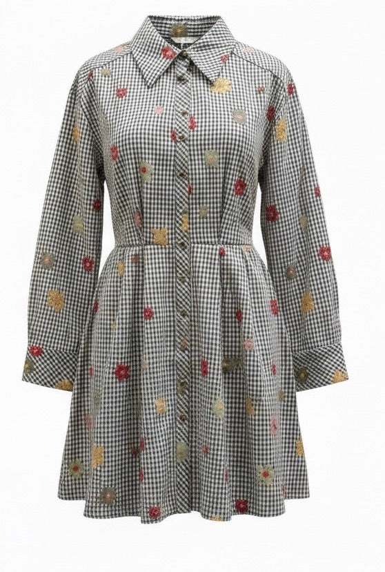 "Gigi" Long Sleeve Dress - The Katie Grace Boutique