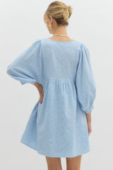 "Grace"  Embossed Dress, 4 colors - The Katie Grace Boutique