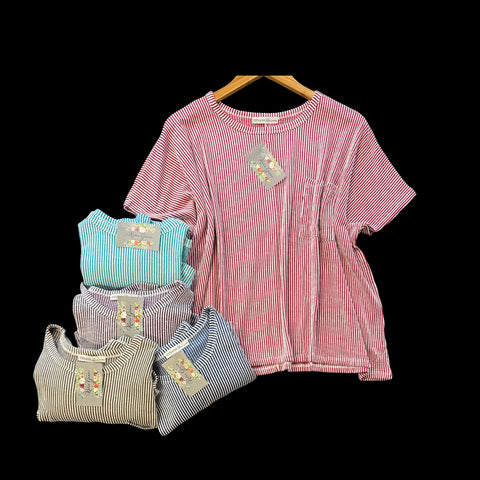 "Libby" Raised Rid Oversized,  5 colors - The Katie Grace Boutique