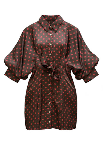 "Windi" Polka Dress - The Katie Grace Boutique