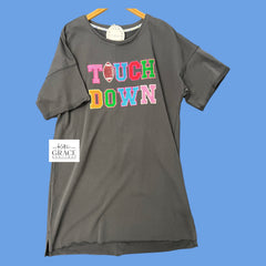 "Terry" Sequined Patch Dress, Plus - The Katie Grace Boutique