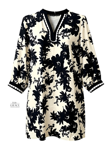 "Vera" Shift Dress - The Katie Grace Boutique