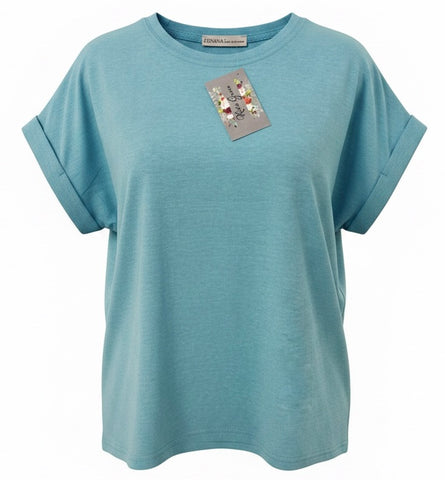 "Zoe" Cap Sleeve Tee - The Katie Grace Boutique