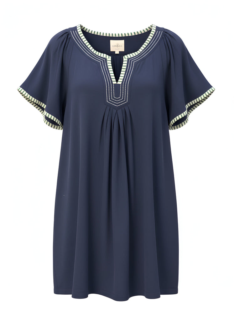 "Kiki" Linen Blend Dress - The Katie Grace Boutique
