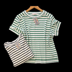 "Livvy" Striped Top, 2 colors - The Katie Grace Boutique