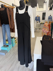 "Kimmie" Mineral Washed Jumpsuit - The Katie Grace Boutique