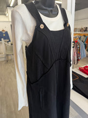 "Kimmie" Mineral Washed Jumpsuit - The Katie Grace Boutique