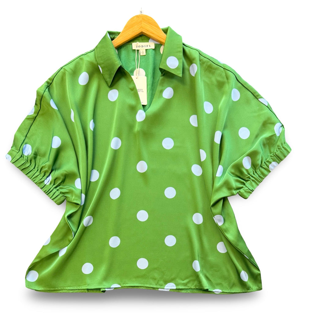 "Mia" Polka Dot Blouse