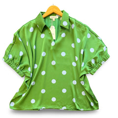 "Mia" Polka Dot Blouse