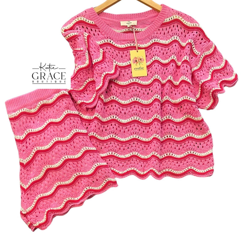 "Harmony" Crochet Shorts - The Katie Grace Boutique