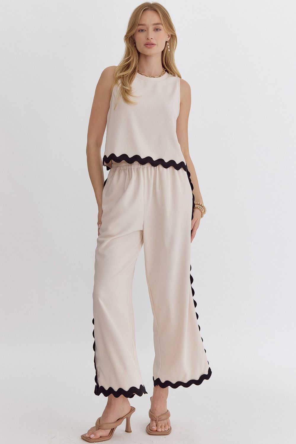 "Marlowe" Ric Rac Matching Separates - The Katie Grace Boutique