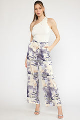 "Milani" Satin Pants - The Katie Grace Boutique