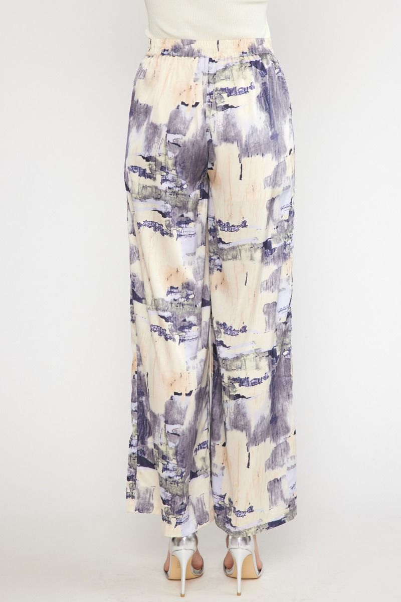 "Milani" Satin Pants - The Katie Grace Boutique