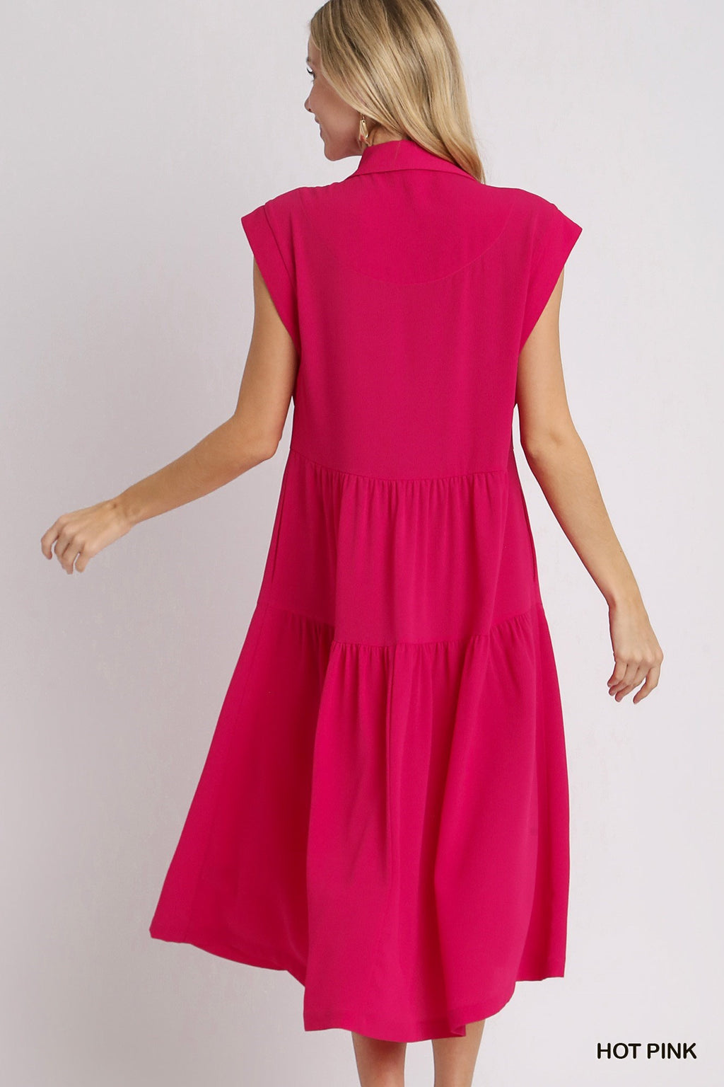 "Viola" A Line Midi Dres - The Katie Grace Boutique