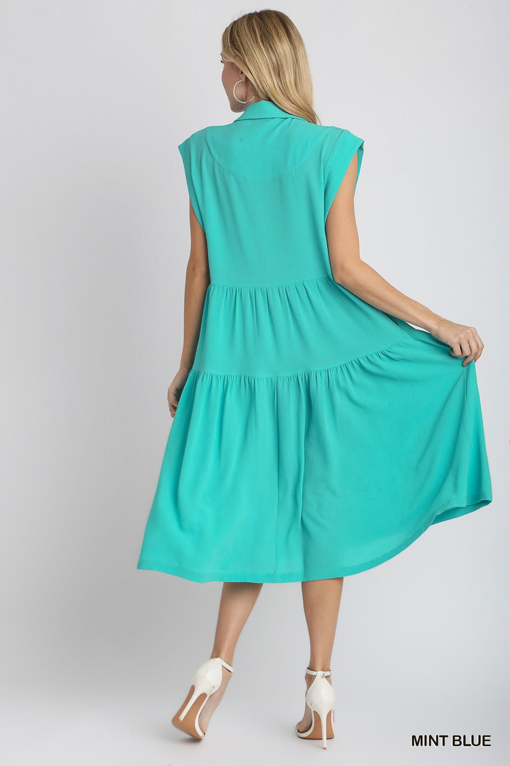"Viola" A Line Midi Dres - The Katie Grace Boutique