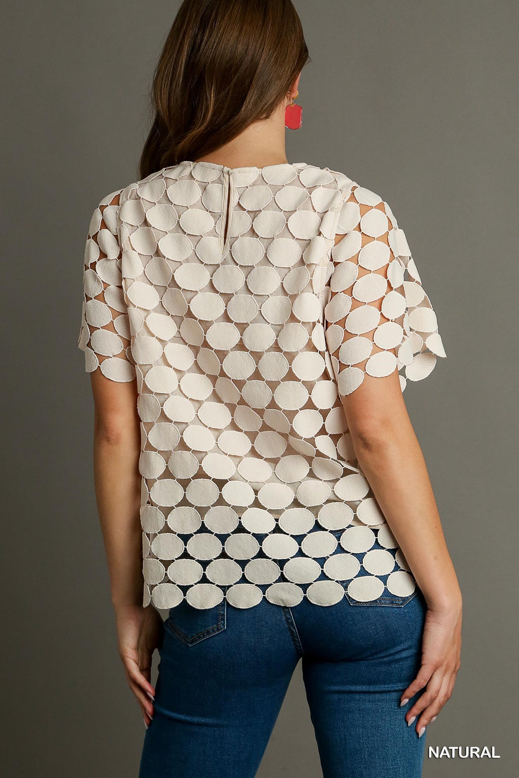 "Melita" Circle Blouse - The Katie Grace Boutique