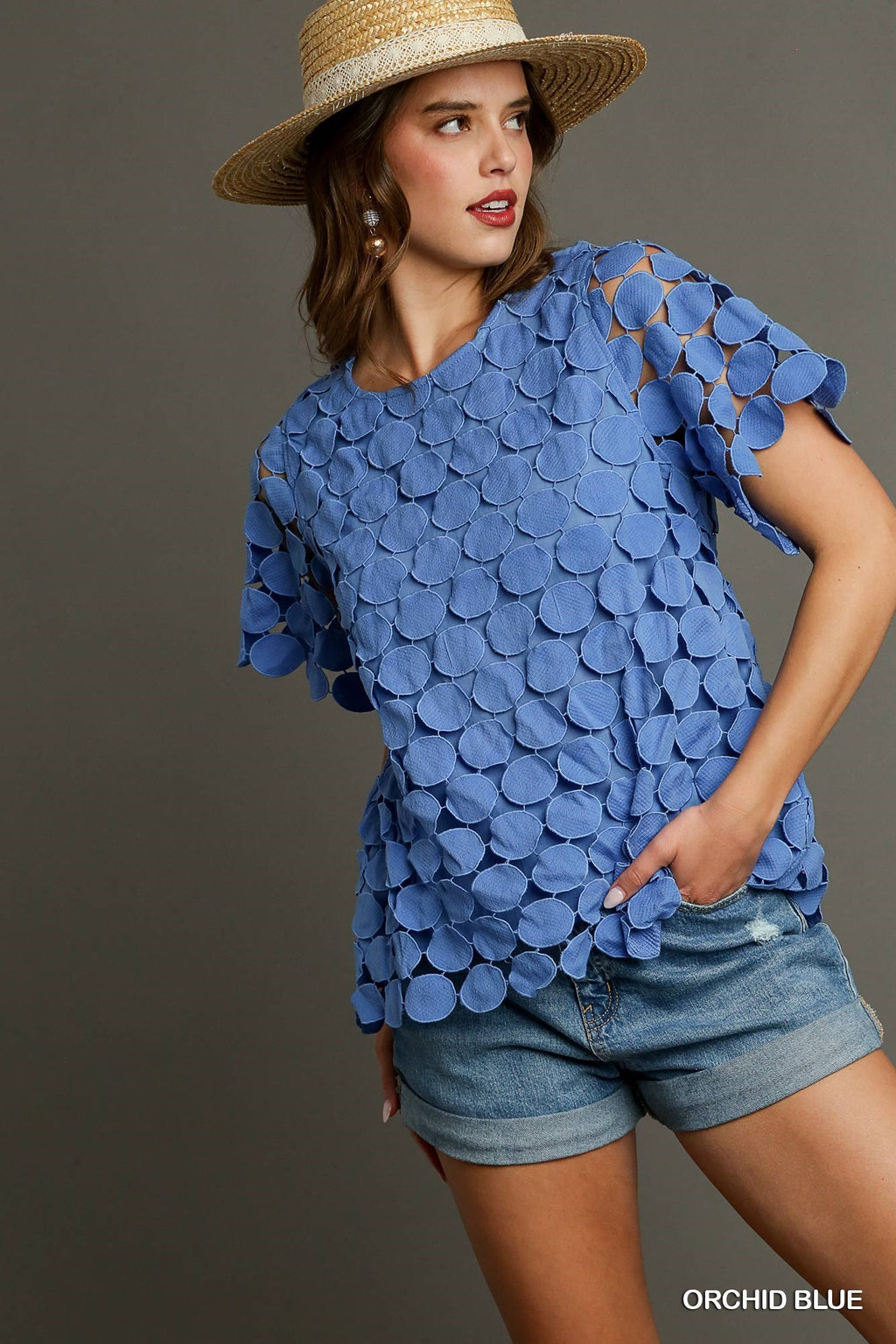 "Melita" Circle Blouse - The Katie Grace Boutique