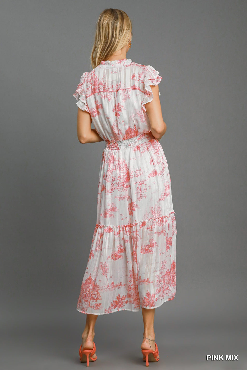 "Laura" Toile Dress - The Katie Grace Boutique